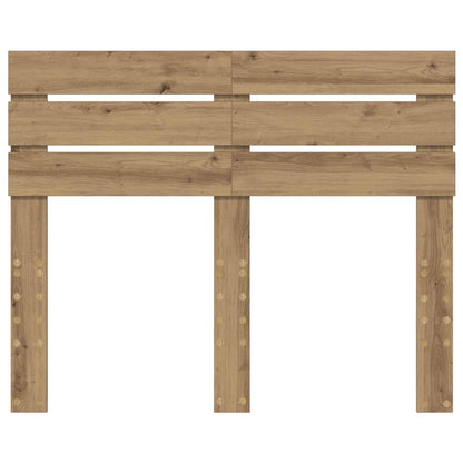 Hoofdbord met hoofdeinde Artisan Eiken 120 cm Bewerkt hout