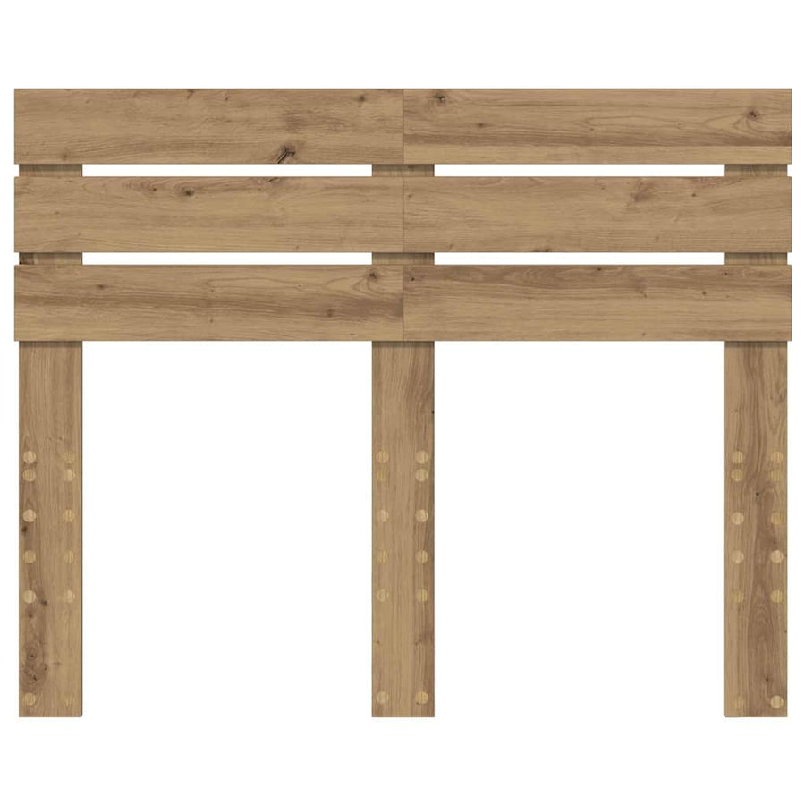 Hoofdbord met hoofdeinde Artisan Eiken 120 cm Bewerkt hout