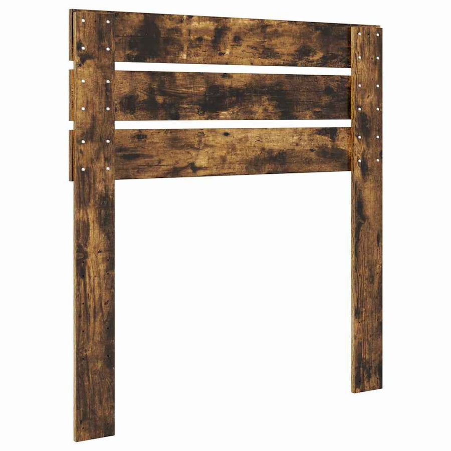 Hoofdbord met hoofdeinde Gerookt eiken 100 cm Bewerkt hout