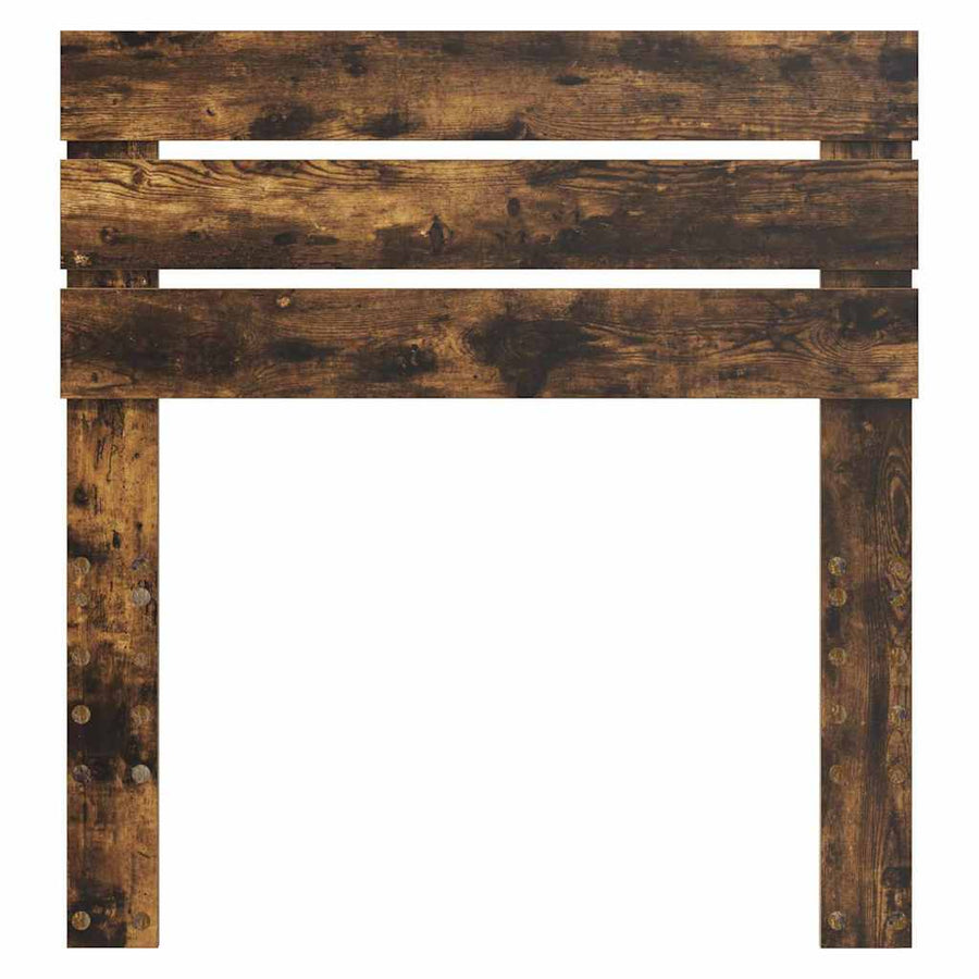 Hoofdbord met hoofdeinde Gerookt eiken 100 cm Bewerkt hout