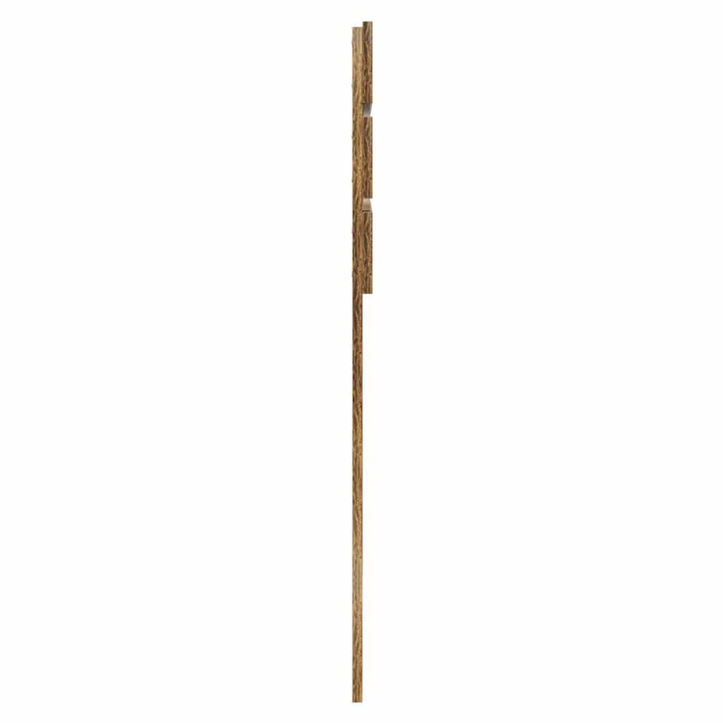 Hoofdbord met hoofdeinde Gerookt eiken 100 cm Bewerkt hout