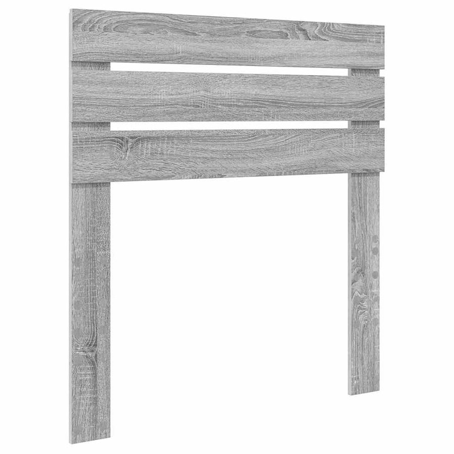Hoofdbord met hoofdeinde Grijs Sonoma 100 cm Bewerkt hout