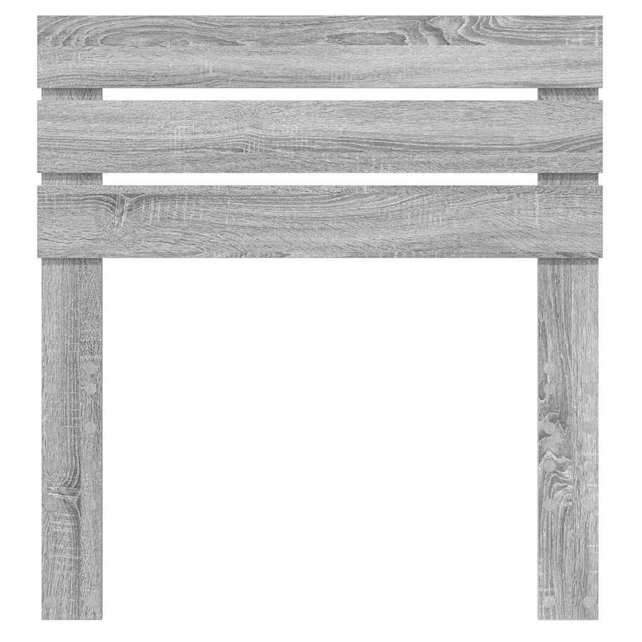 Hoofdbord met hoofdeinde Grijs Sonoma 100 cm Bewerkt hout