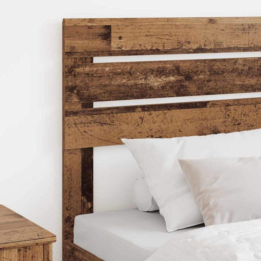 Hoofdbord met hoofdeinde Oud Hout 100 cm Bewerkt hout