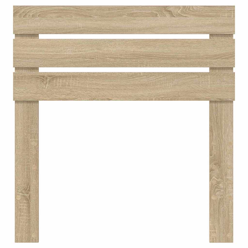 Hoofdbord met hoofdeinde Sonoma Eiken 90 cm Bewerkt hout