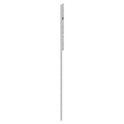 Hoofdbord met hoofdeinde Beton Grijs 80 cm Bewerkt hout