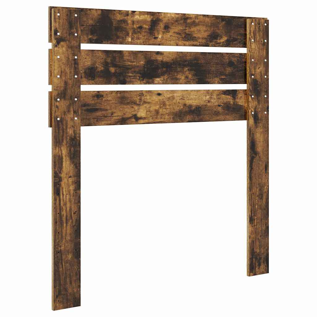 Hoofdbord met hoofdeinde Gerookt eiken 80 cm Bewerkt hout