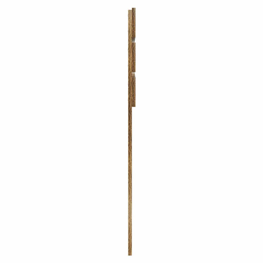 Hoofdbord met hoofdeinde Gerookt eiken 80 cm Bewerkt hout