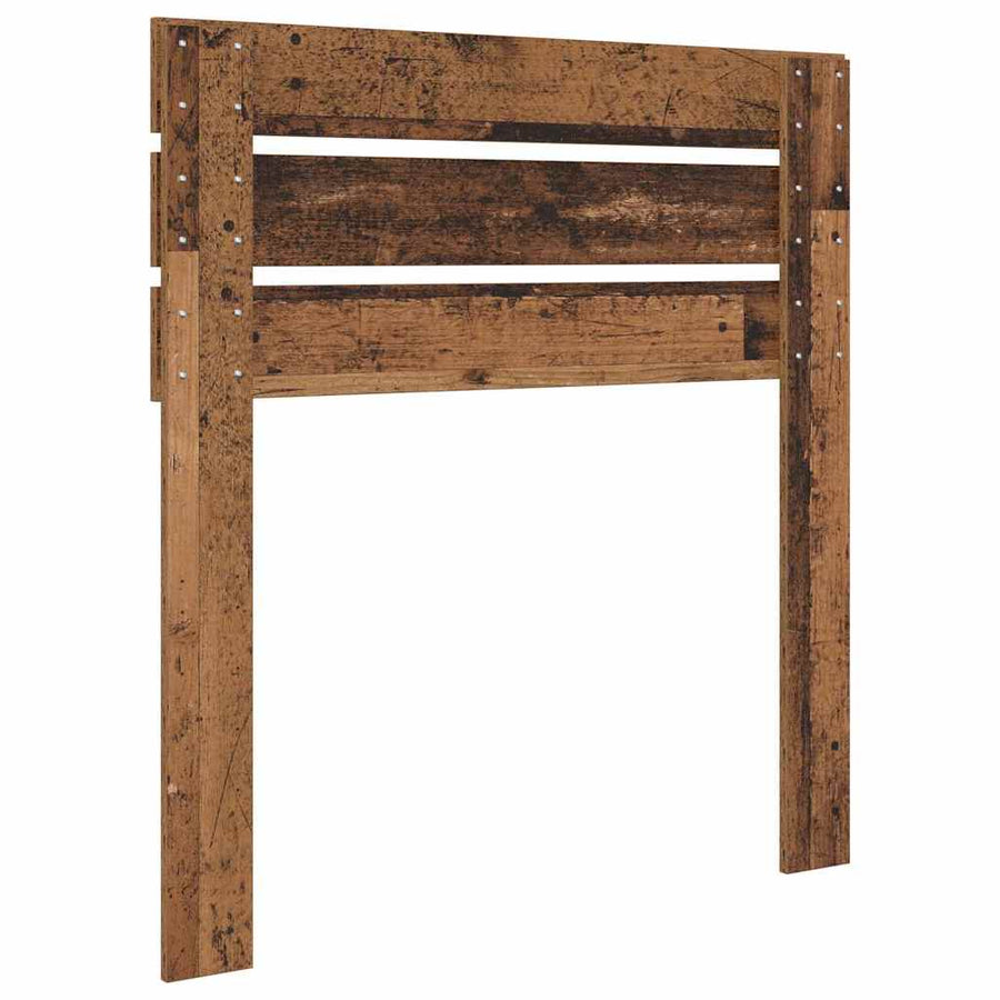 Hoofdbord met hoofdeinde Oud Hout 80 cm Bewerkt hout