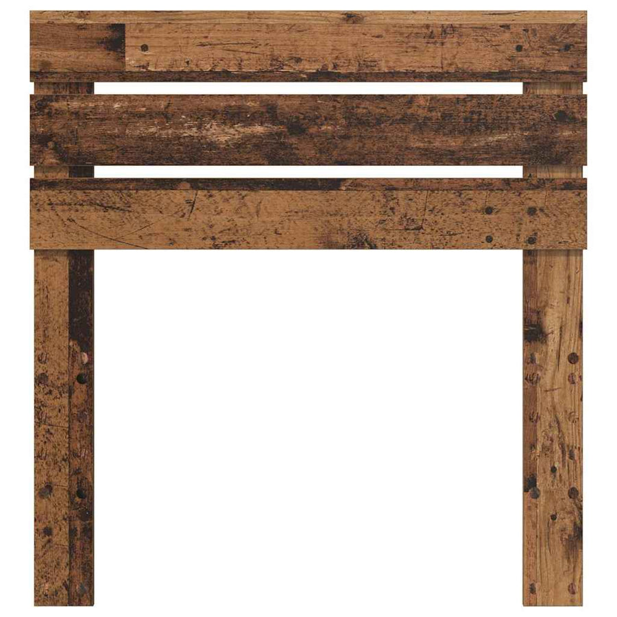 Hoofdbord met hoofdeinde Oud Hout 80 cm Bewerkt hout