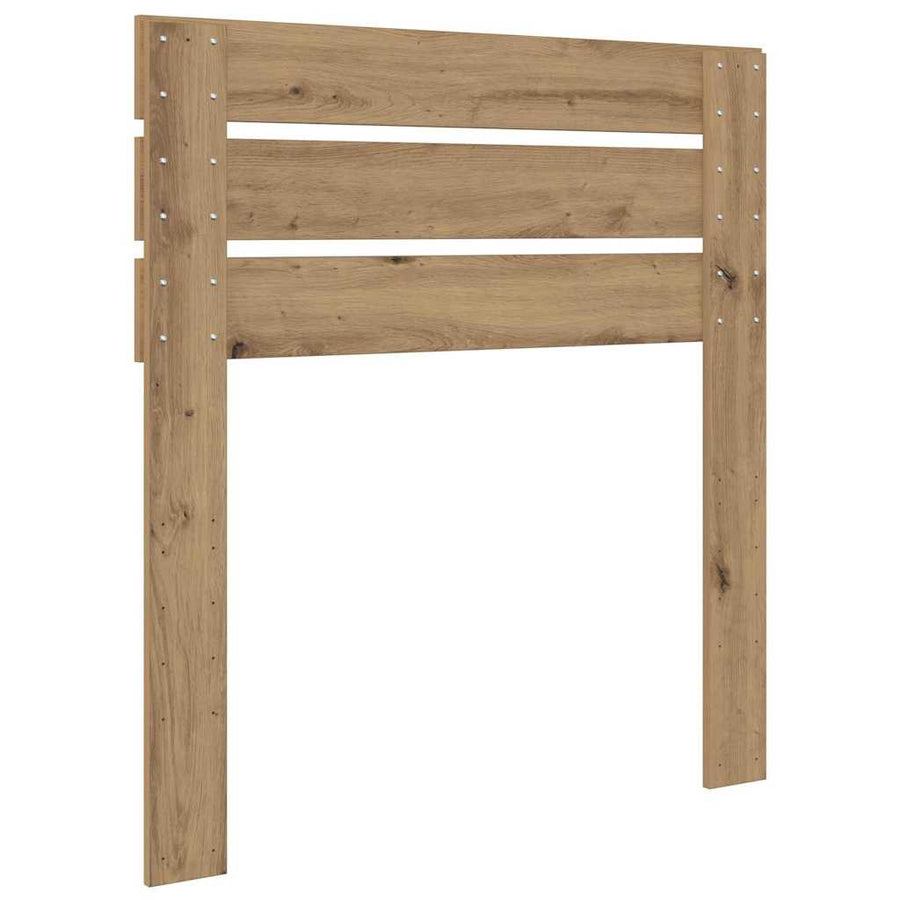 Hoofdbord met hoofdeinde Artisan Eiken 80 cm Bewerkt hout