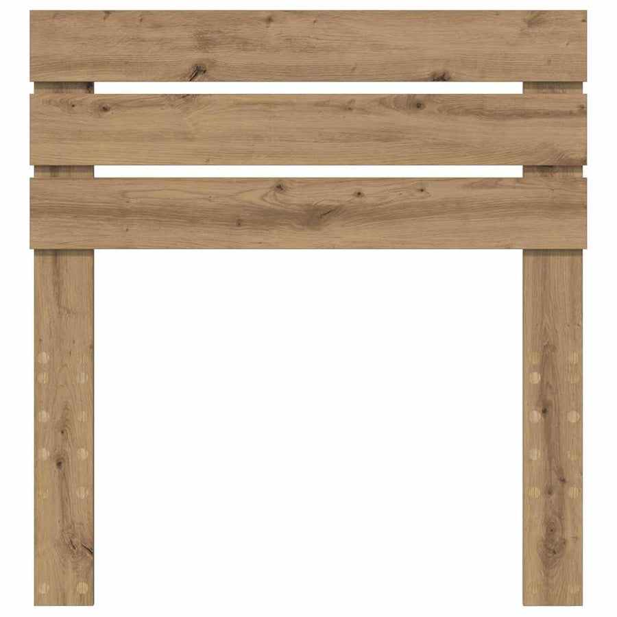 Hoofdbord met hoofdeinde Artisan Eiken 80 cm Bewerkt hout