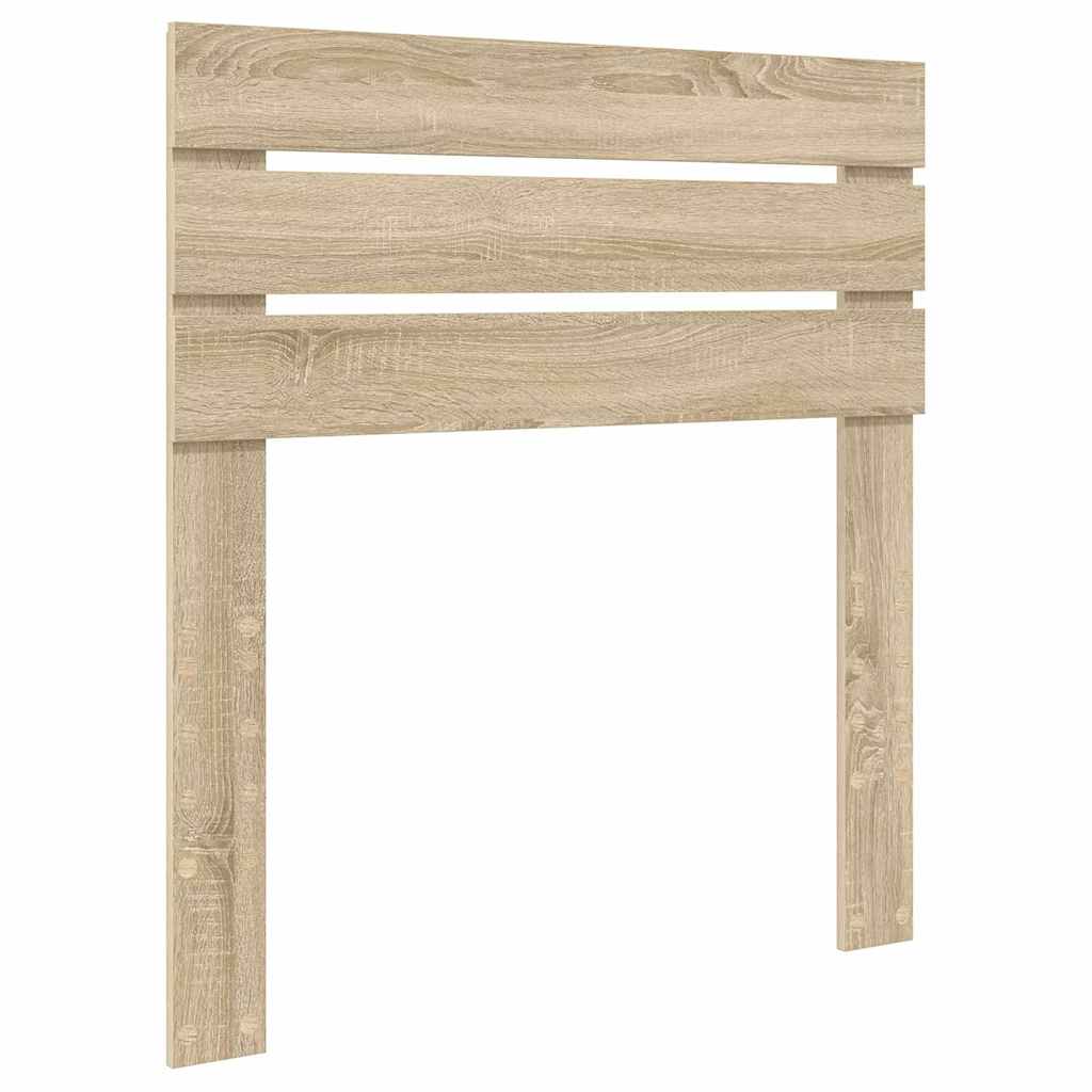 Hoofdbord met hoofdeinde Sonoma Eiken 75 cm Bewerkt hout