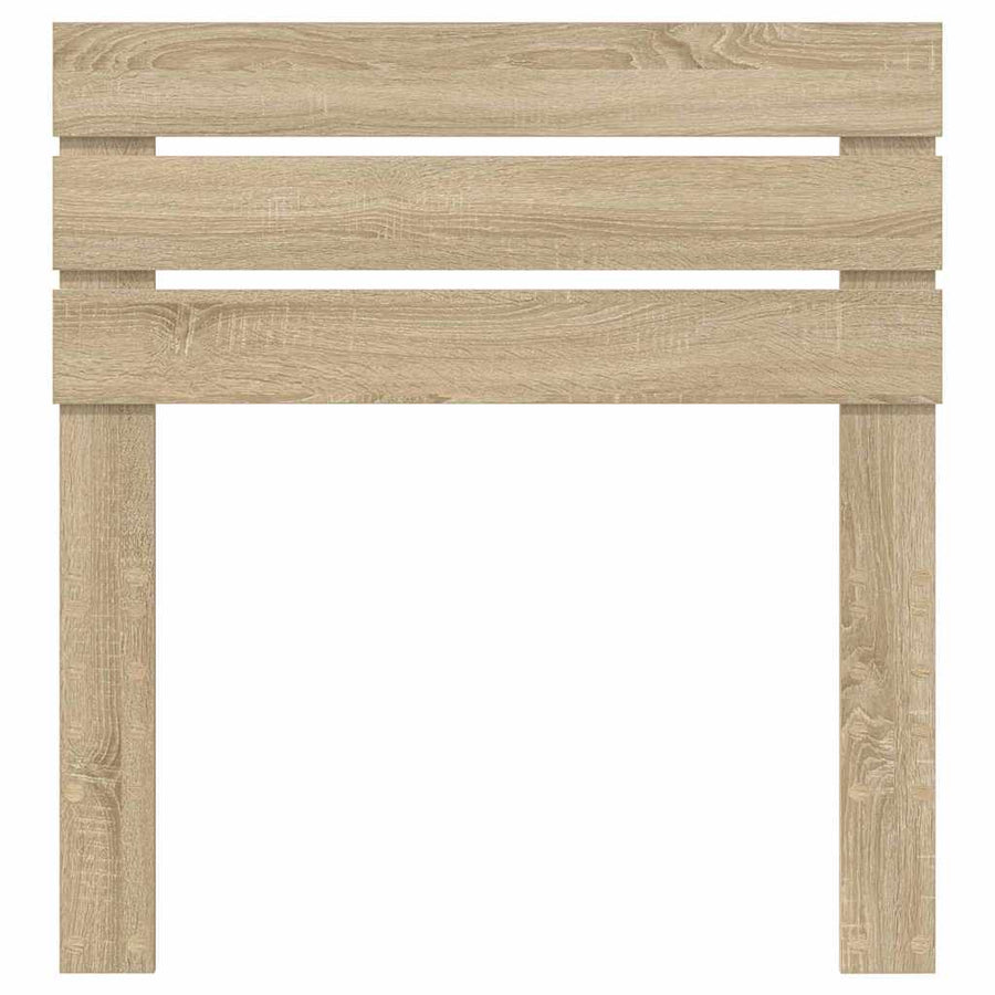 Hoofdbord met hoofdeinde Sonoma Eiken 75 cm Bewerkt hout