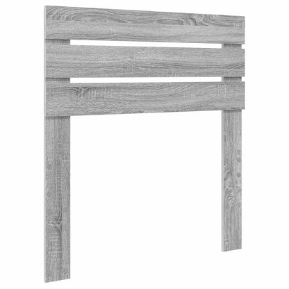 Hoofdbord met hoofdeinde Grijs Sonoma 75 cm Bewerkt hout