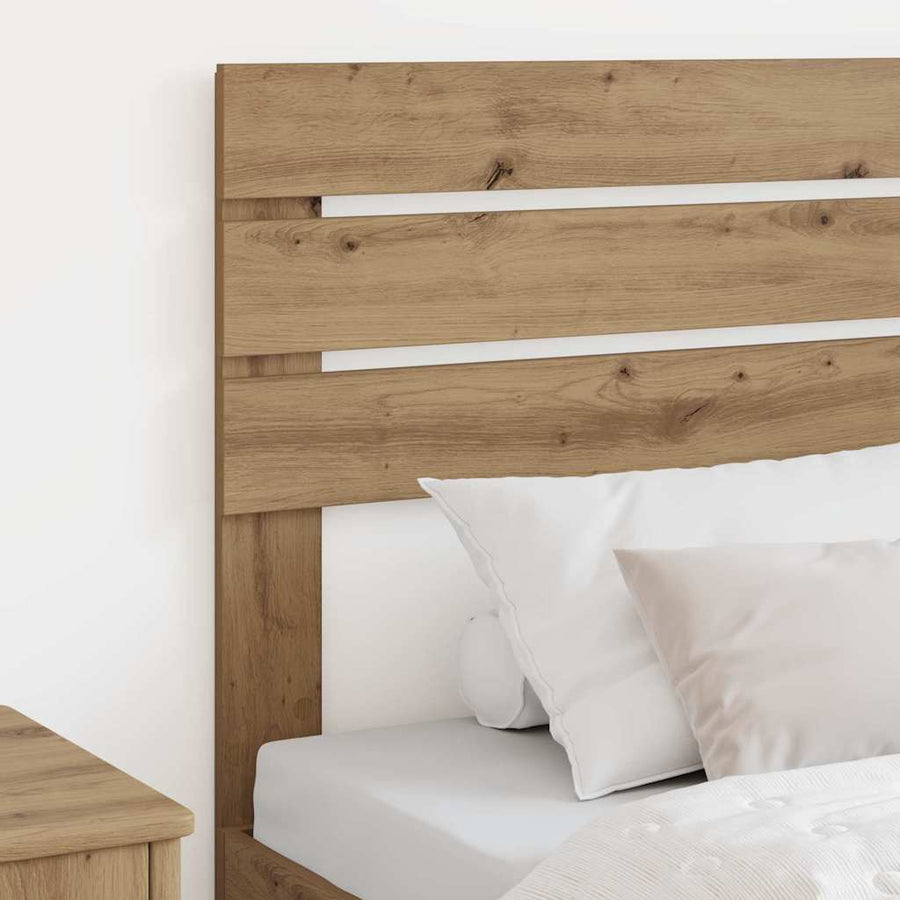 Hoofdbord met hoofdeinde Artisan Eiken 75 cm Bewerkt hout