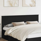 Headboard Black Oak 200 cm Engineered wood