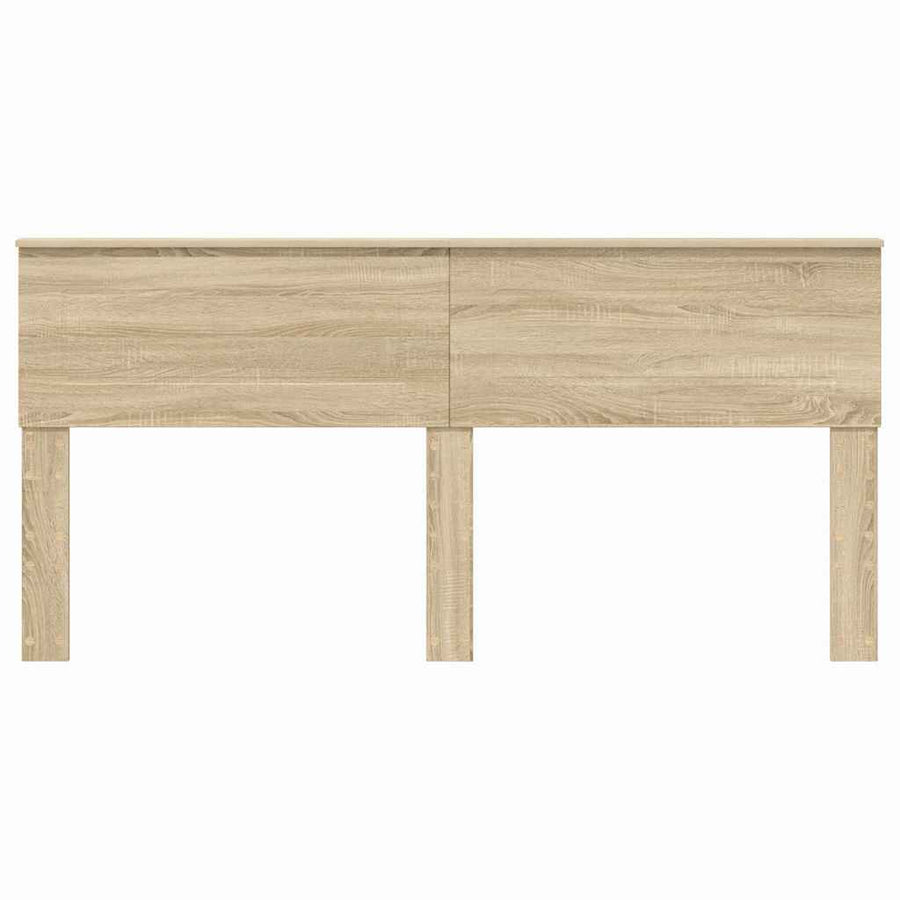 Hoofdbord met hoofdeinde Sonoma Eiken 200 cm Bewerkt hout