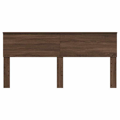 Hoofdbord met hoofdeinde Bruin Eiken 200 cm Bewerkt hout