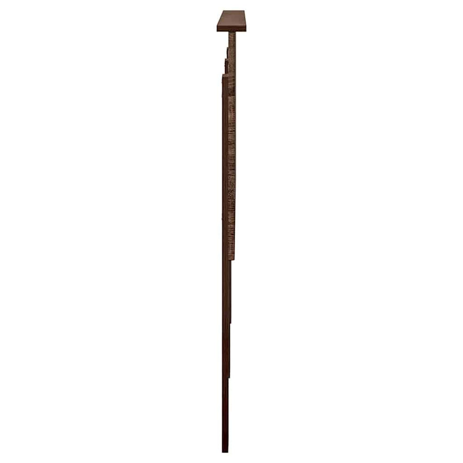 Hoofdbord met hoofdeinde Bruin Eiken 200 cm Bewerkt hout
