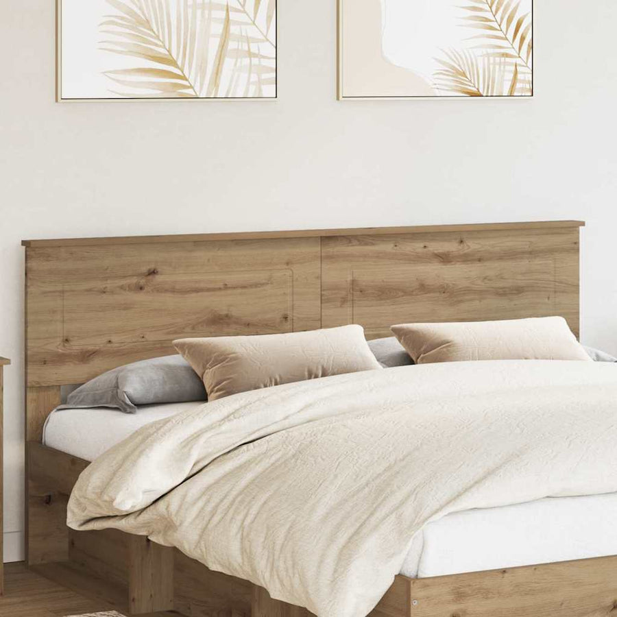 Hoofdbord met hoofdeinde Artisan Eiken 200 cm Bewerkt hout