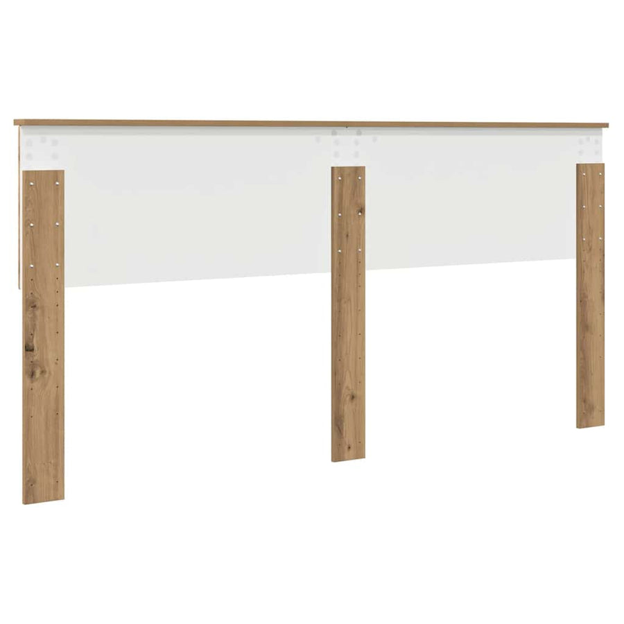 Hoofdbord met hoofdeinde Artisan Eiken 200 cm Bewerkt hout