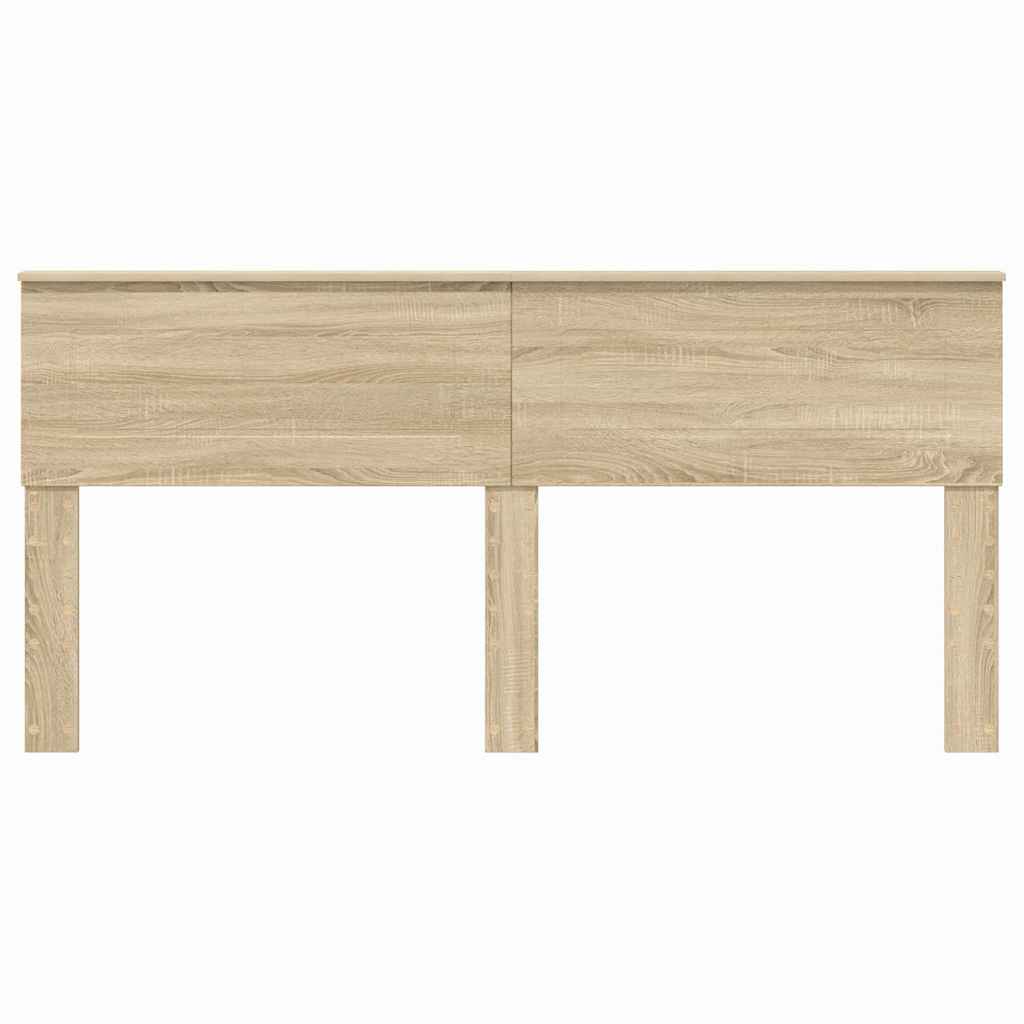 Hoofdbord met hoofdeinde Sonoma Eiken 180 cm Bewerkt hout