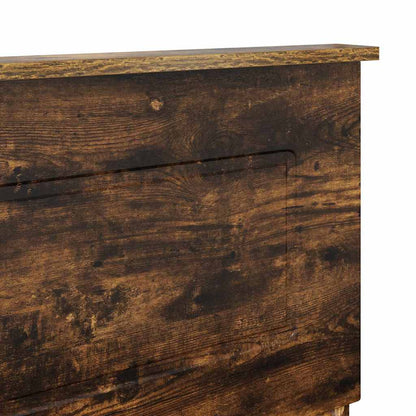 Hoofdbord met hoofdeinde Gerookt eiken 180 cm Bewerkt hout