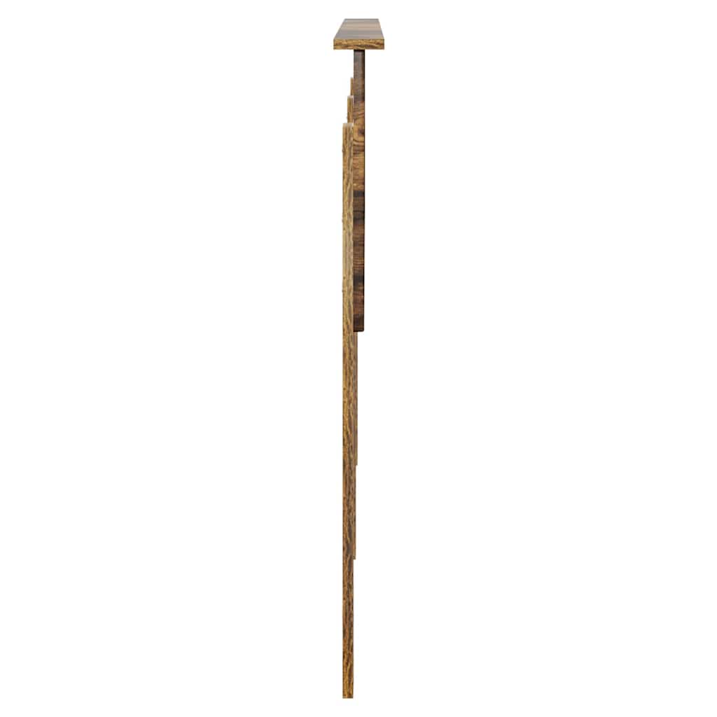 Hoofdbord met hoofdeinde Gerookt eiken 180 cm Bewerkt hout