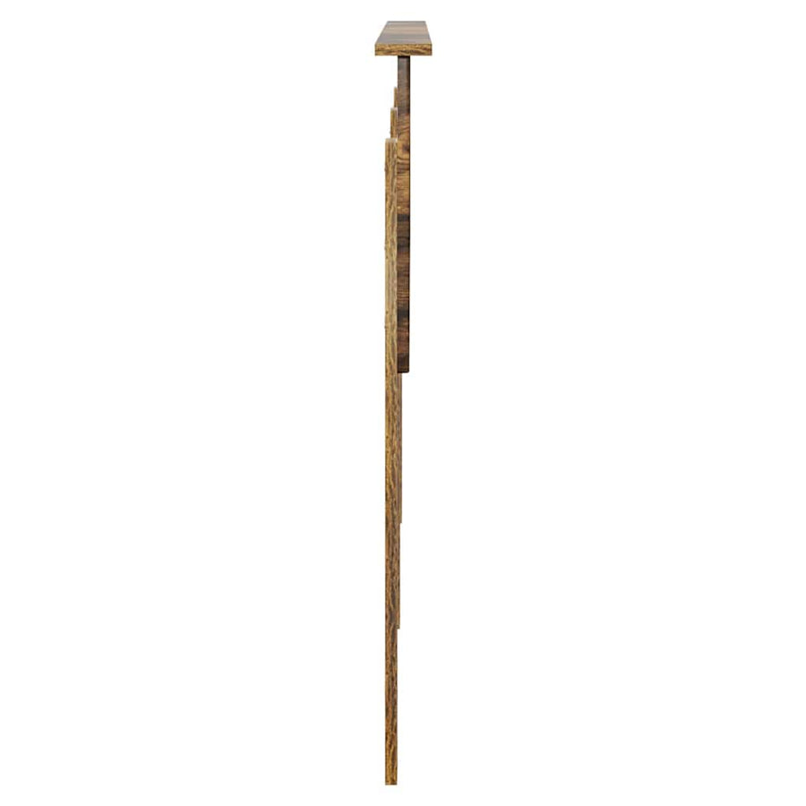 Hoofdbord met hoofdeinde Gerookt eiken 180 cm Bewerkt hout