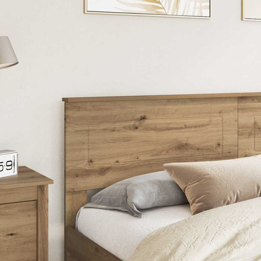 Hoofdbord met hoofdeinde Artisan Eiken 180 cm Bewerkt hout