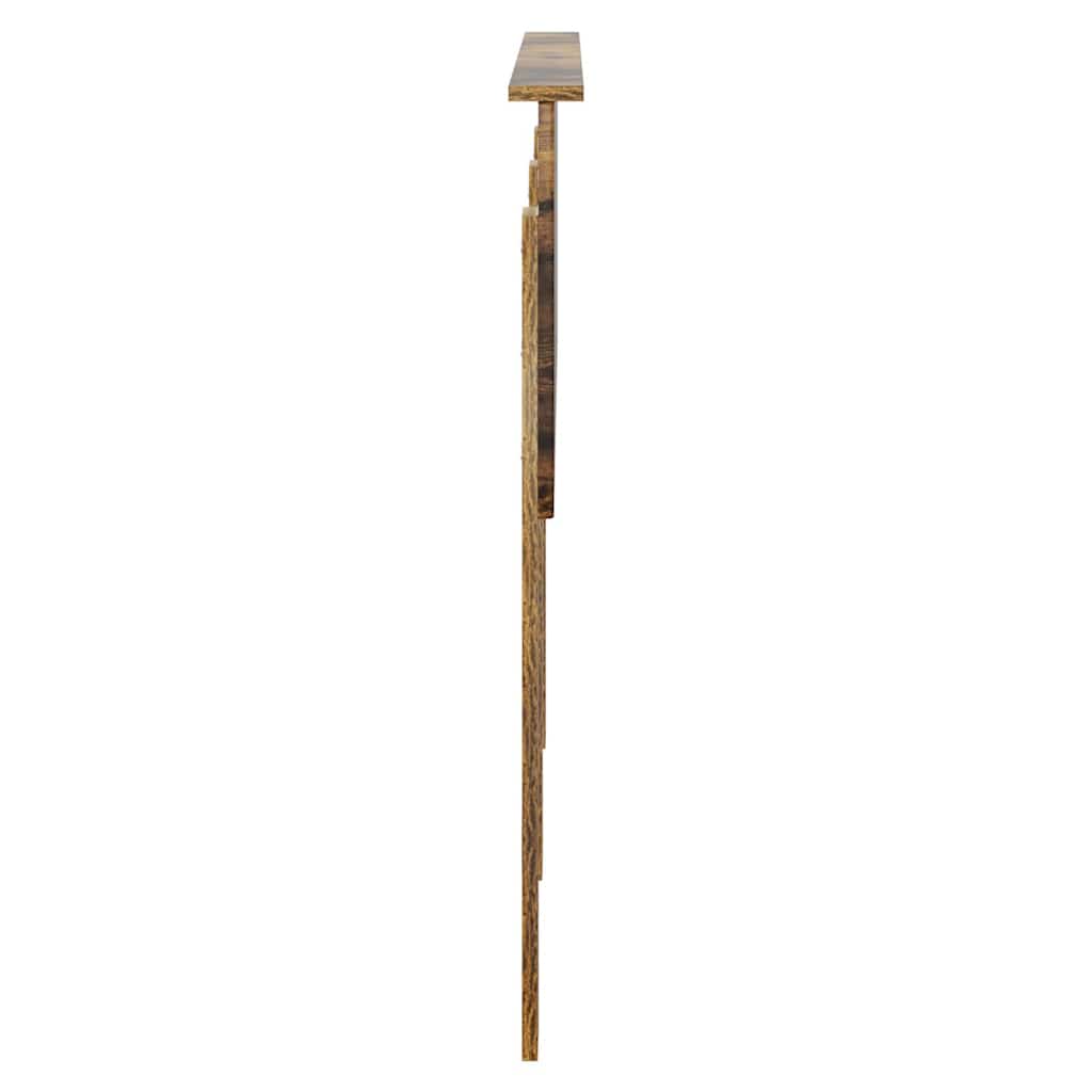 Hoofdbord met hoofdeinde Gerookt eiken 160 cm Bewerkt hout