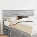 Hoofdbord Grijs Sonoma 160 cm Bewerkt hout