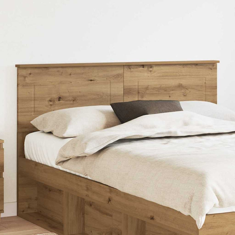 Hoofdbord met hoofdeinde Artisan Eiken 160 cm Bewerkt hout