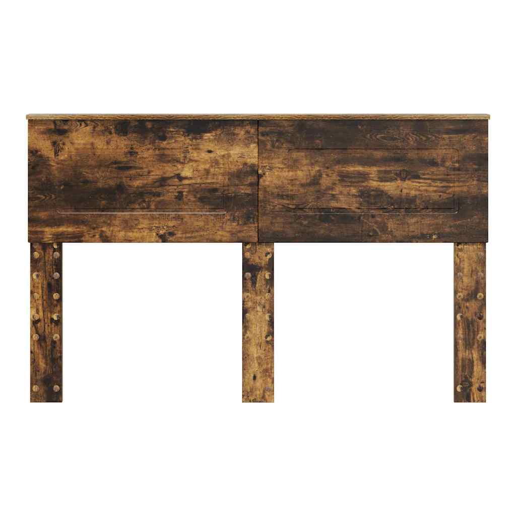 Hoofdbord met hoofdeinde Gerookt eiken 150 cm Bewerkt hout
