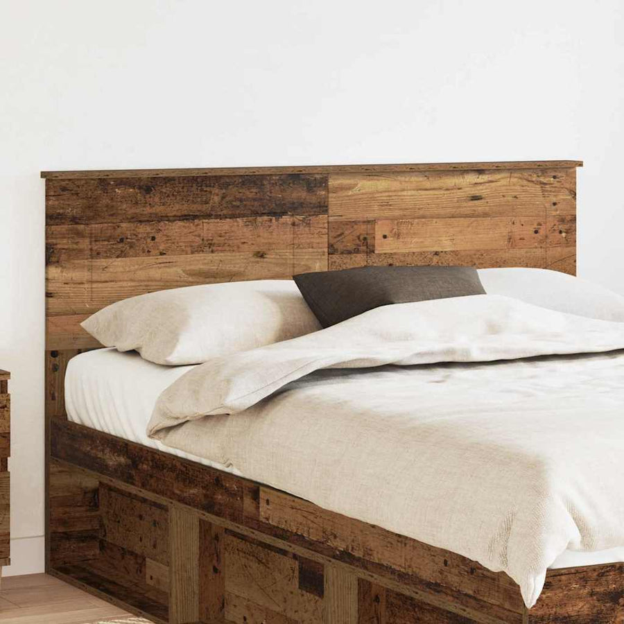 Hoofdbord met hoofdeinde Oud Hout 150 cm Bewerkt hout