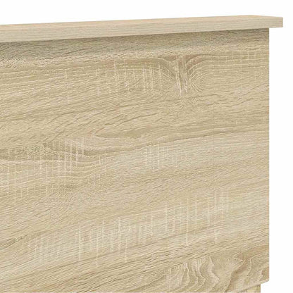 Hoofdbord met hoofdeinde Sonoma Eiken 140 cm Bewerkt hout