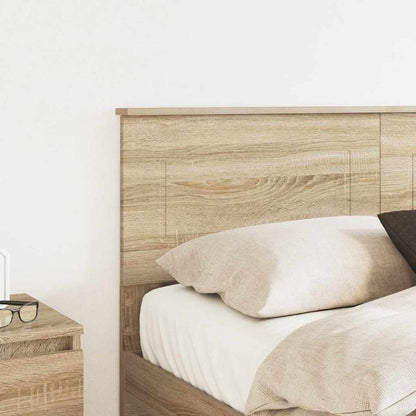 Hoofdbord met hoofdeinde Sonoma Eiken 140 cm Bewerkt hout