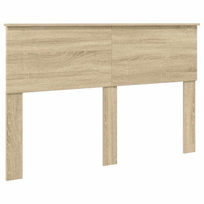 Hoofdbord met hoofdeinde Sonoma Eiken 140 cm Bewerkt hout