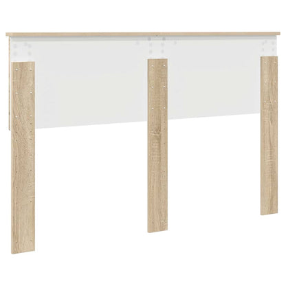 Hoofdbord met hoofdeinde Sonoma Eiken 140 cm Bewerkt hout