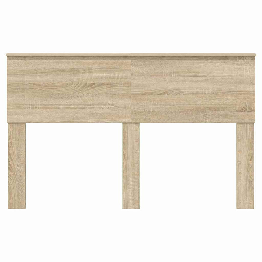 Hoofdbord met hoofdeinde Sonoma Eiken 140 cm Bewerkt hout