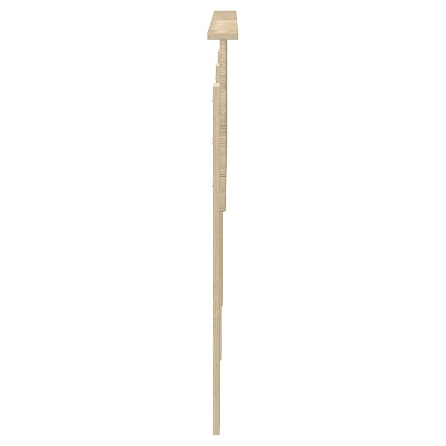 Hoofdbord met hoofdeinde Sonoma Eiken 140 cm Bewerkt hout