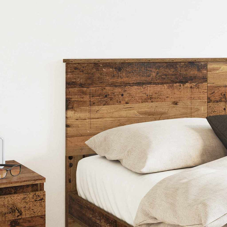 Hoofdbord met hoofdeinde Oud Hout 140 cm Bewerkt hout