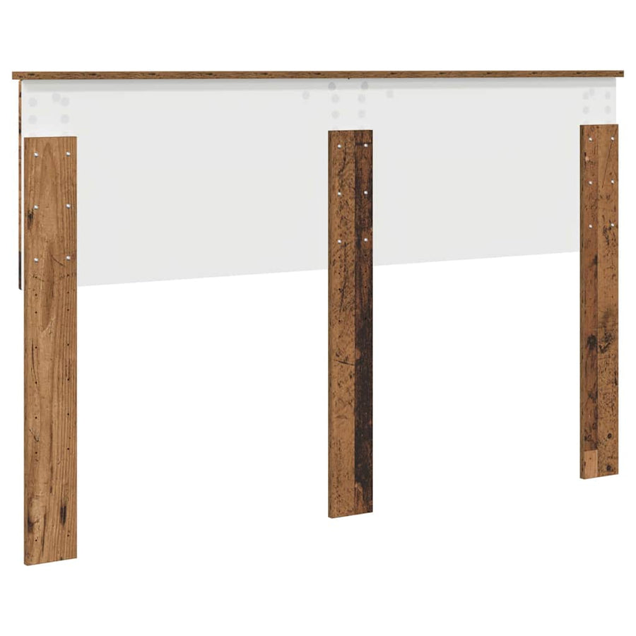 Hoofdbord met hoofdeinde Oud Hout 140 cm Bewerkt hout