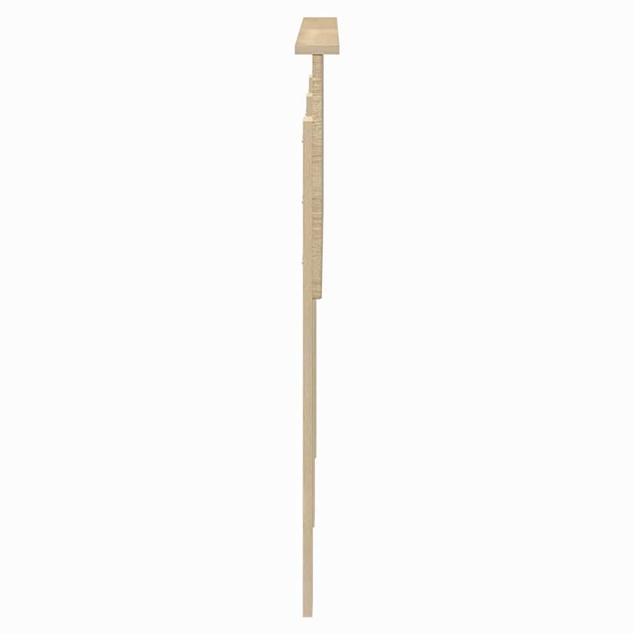 Hoofdbord met hoofdeinde Sonoma Eiken 135 cm Bewerkt hout