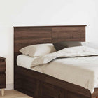 Headboard Brown Oak 135 cm Engineered wood
