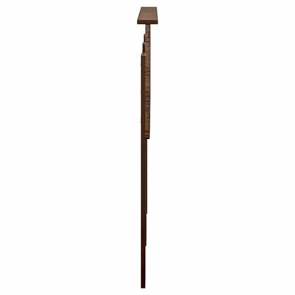 Hoofdbord met hoofdeinde Bruin Eiken 135 cm Bewerkt hout