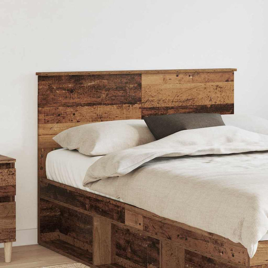Hoofdbord met hoofdeinde Oud Hout 135 cm Bewerkt hout