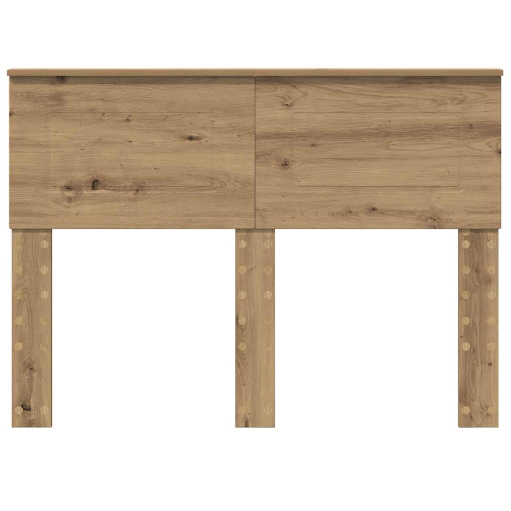 Hoofdbord met hoofdeinde Artisan Eiken 135 cm Bewerkt hout