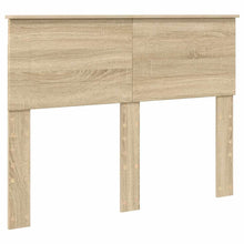 Hoofdbord met hoofdeinde Sonoma Eiken 120 cm Bewerkt hout